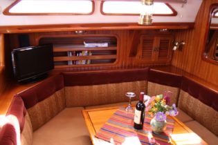 Dining Area 2 - Water Music Private Yacht Charters
