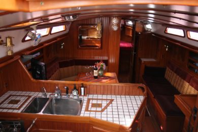 Dining Area - Water Music Private Yacht Charters