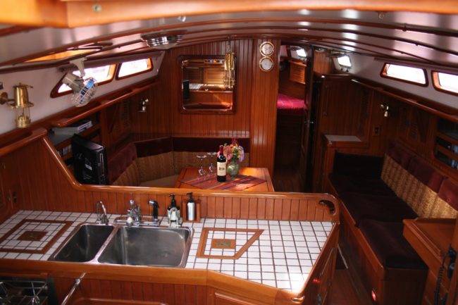 Dining Area - Water Music Private Yacht Charters